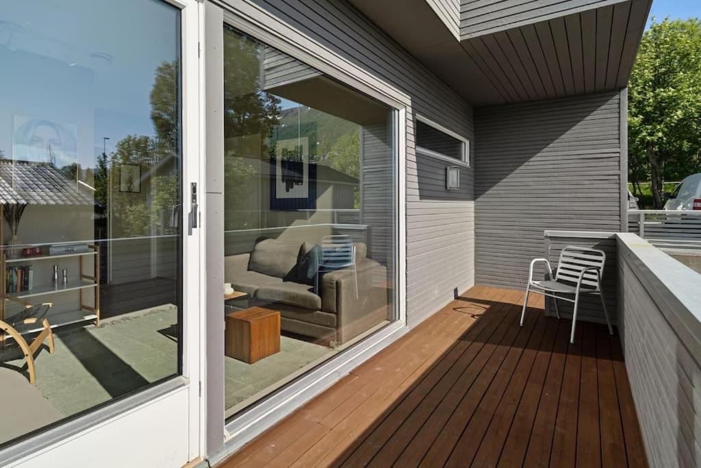 Seaview Studio W/Terrace&Parking Tromso Ngoại thất bức ảnh